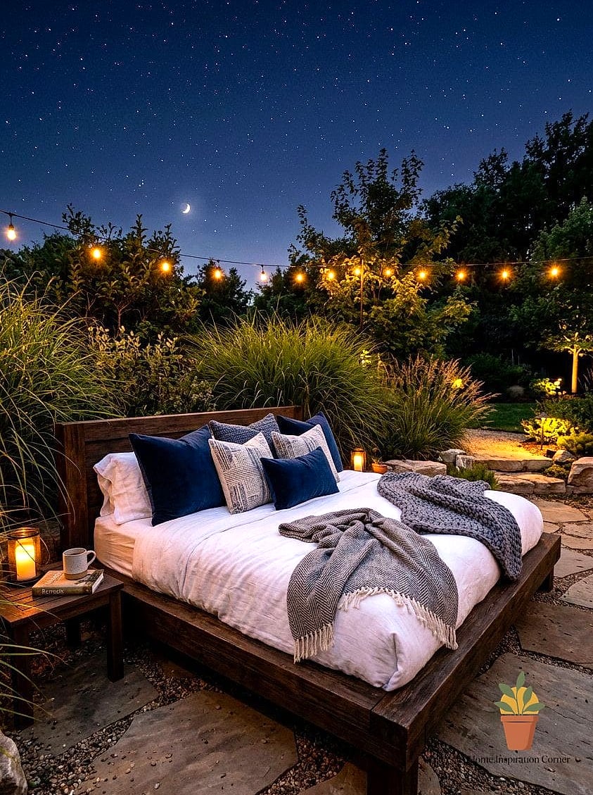 21 Outdoor Daybed Inspiration Boards You'll Want to Copy 22 Daybed Styled for Nighttime Stargazing