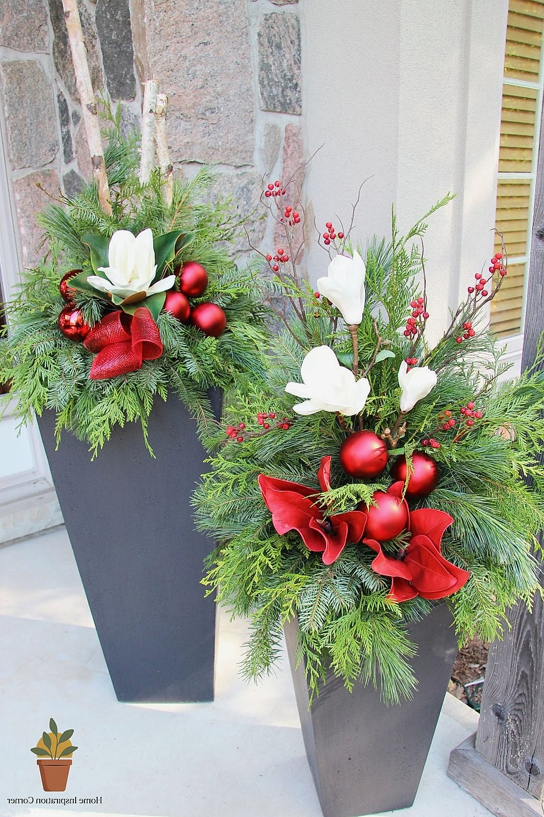 Decorate Outdoor Planters for the Season