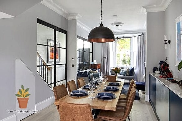 15 Small Victorian Terrace Interior Inspiration Boards You'll Want to Copy 7 Dining Nook Built Into a Bay Window
