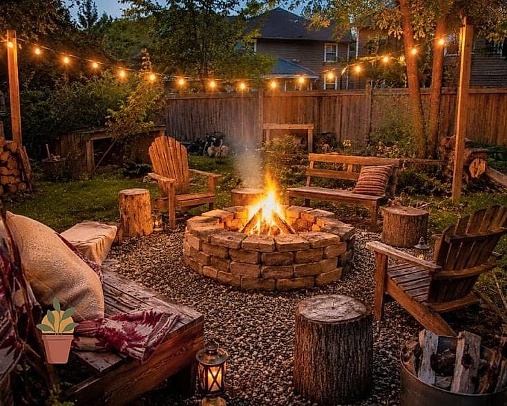 DIY Fire Pit for Ambiance