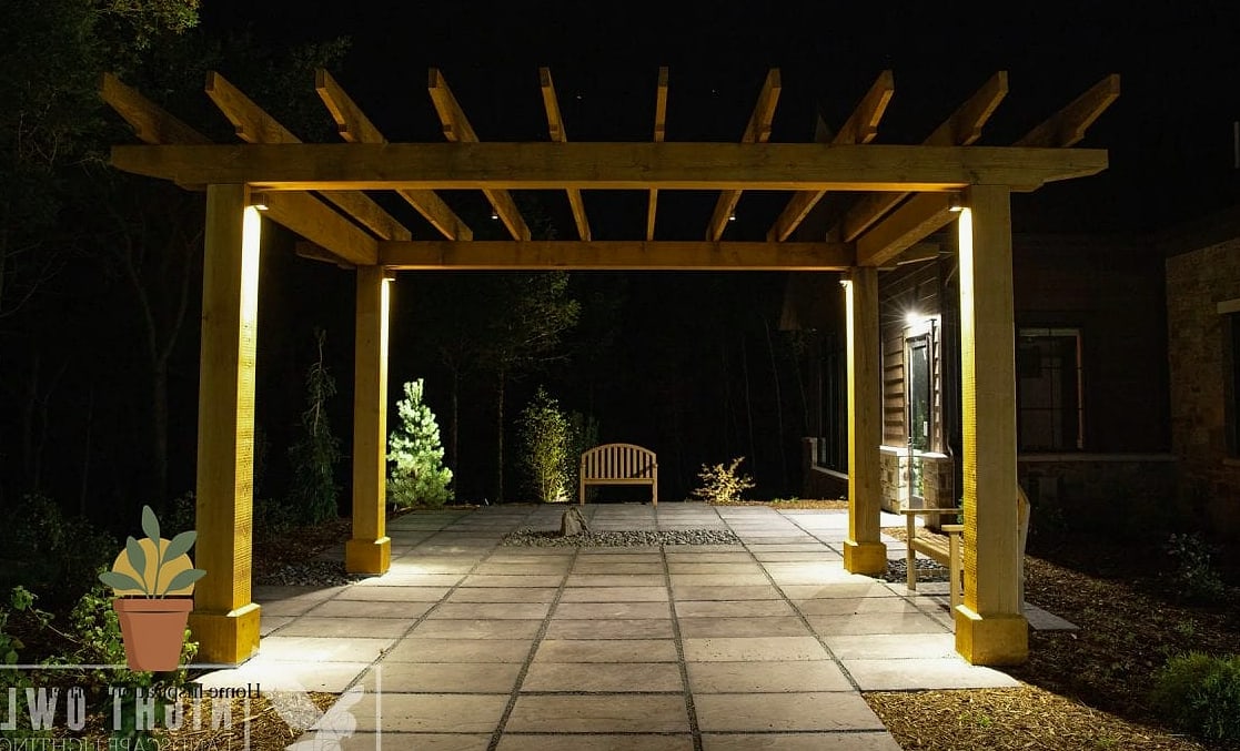 Downlighting from Pergolas or Eaves