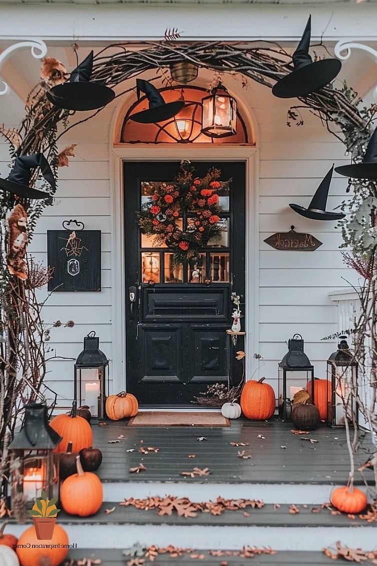 A Dramatic Black Wreath