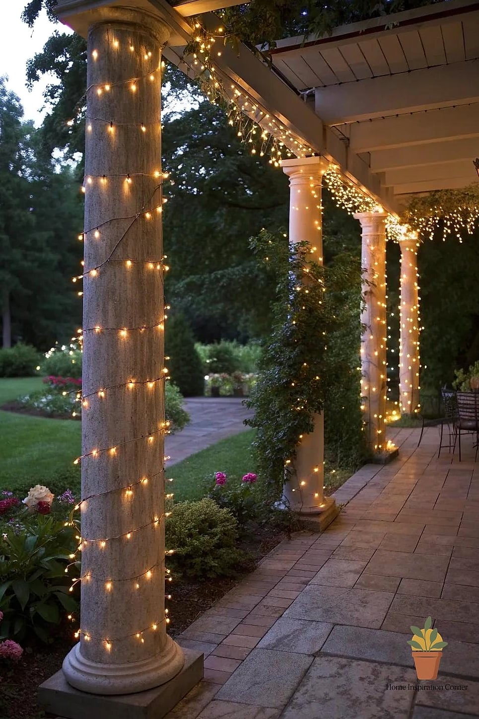 Draped Along a Privacy Fence