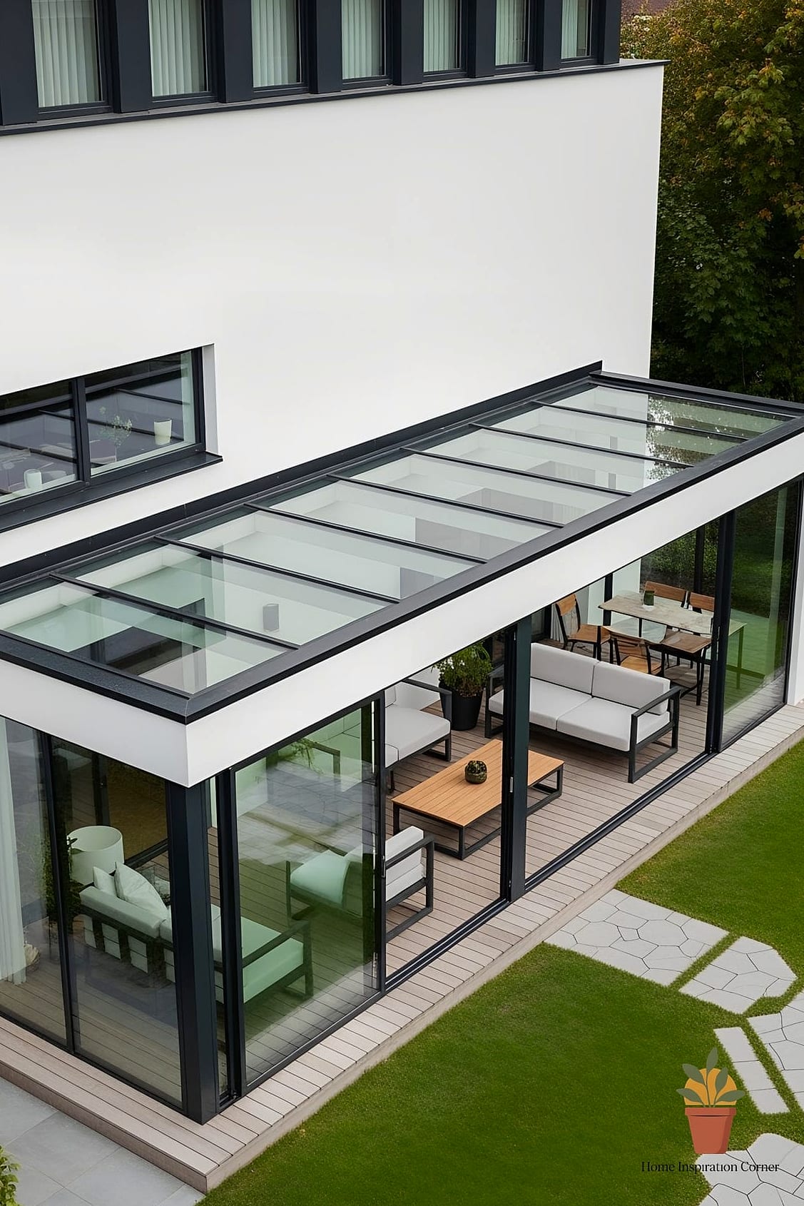 18 Outdoor Terrace Design Photos That Will Inspire Your Next Project 15 Elevated Terrace with Glass Railings