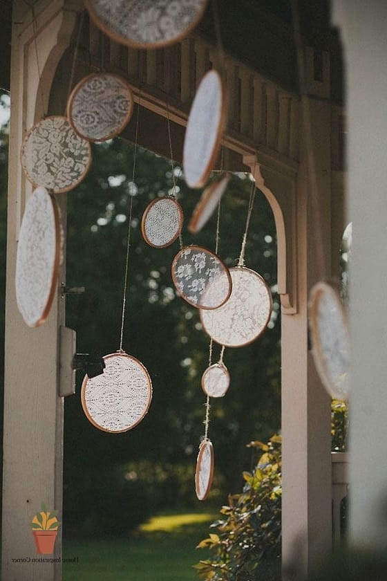 Embroidery Hoop Herb Garden Markers