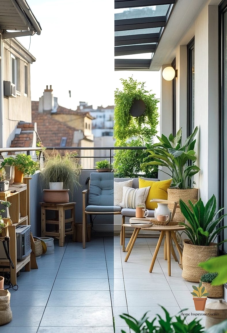 21 Terrace Photoshoot Ideas Before and After Transformations to Inspire 13 Empty Ceiling to Pergola with Climbing Vines