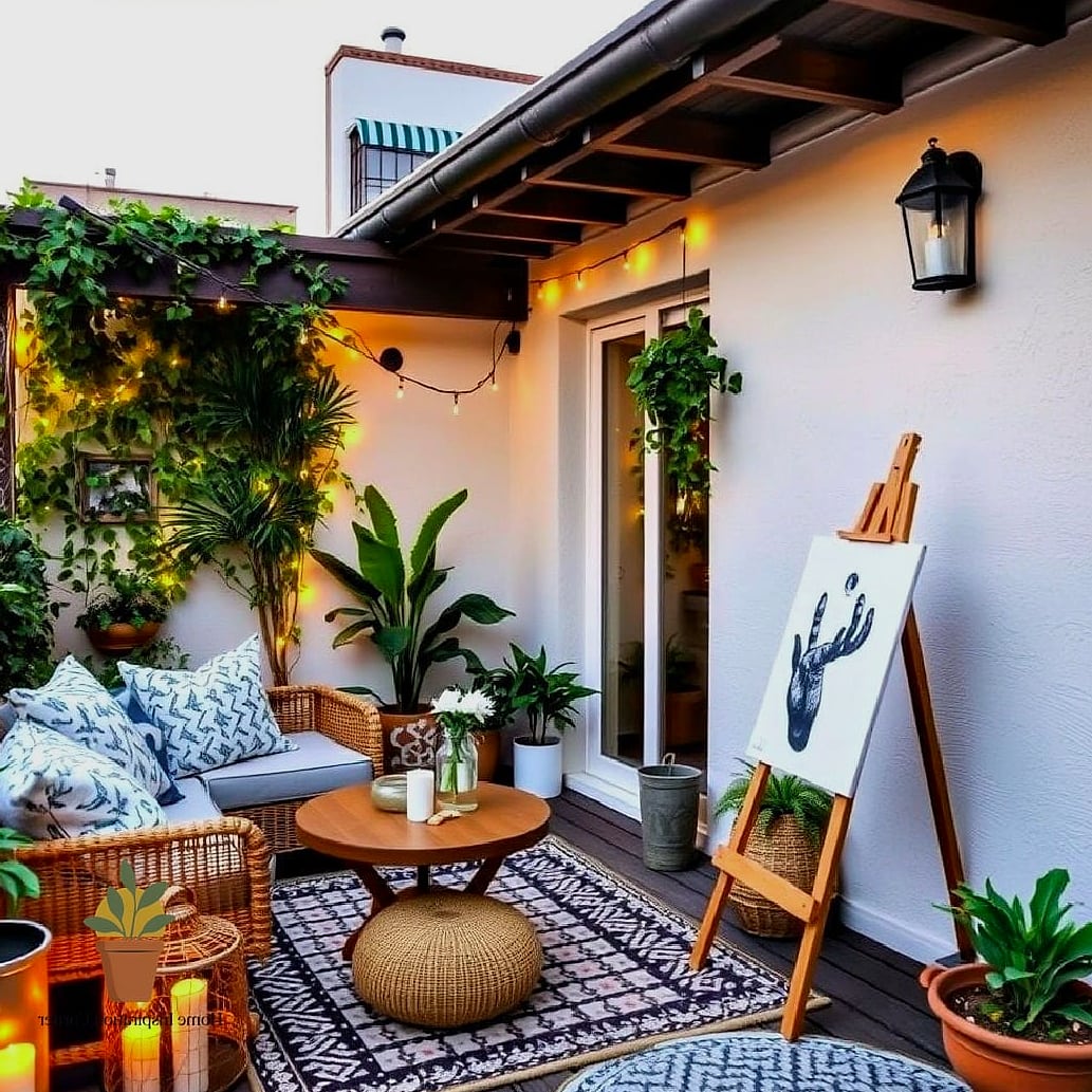 22 Terrace Decoration Before and After Transformations to Inspire 18 Empty Corner Becomes an Outdoor Bar Cart Station