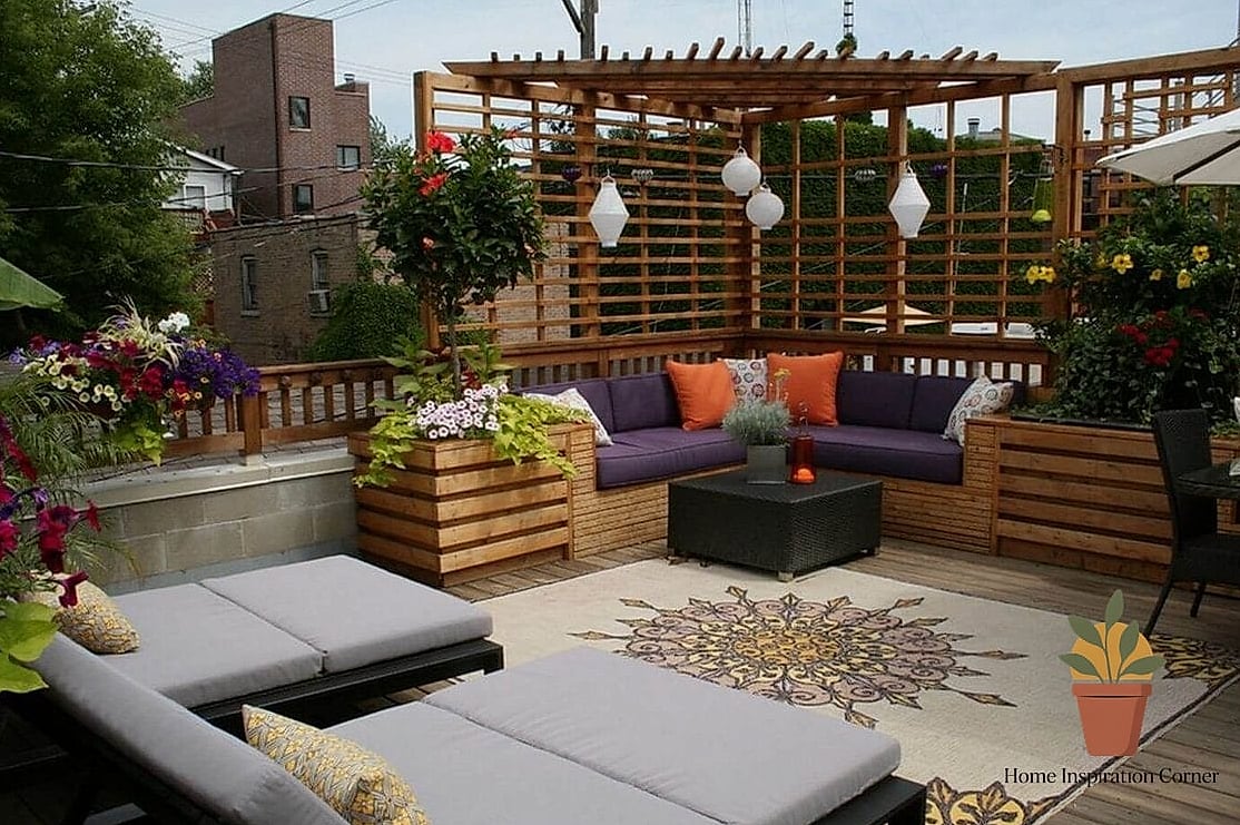 19 Terrace Decor Before and After Transformations to Inspire 15 Empty Floor to a Layered Outdoor Rug