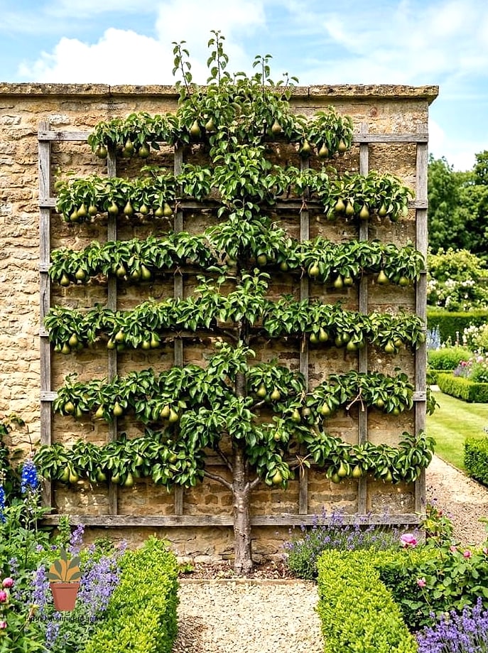 21 Creative Patio Andaluz Ideas You Haven't Seen Before 20 Espalier Fruit Trees Trained Against a Wall