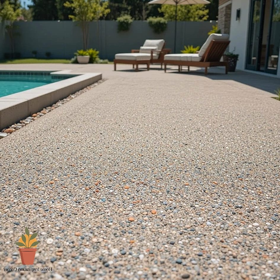 Exposed Aggregate for Texture and Grip