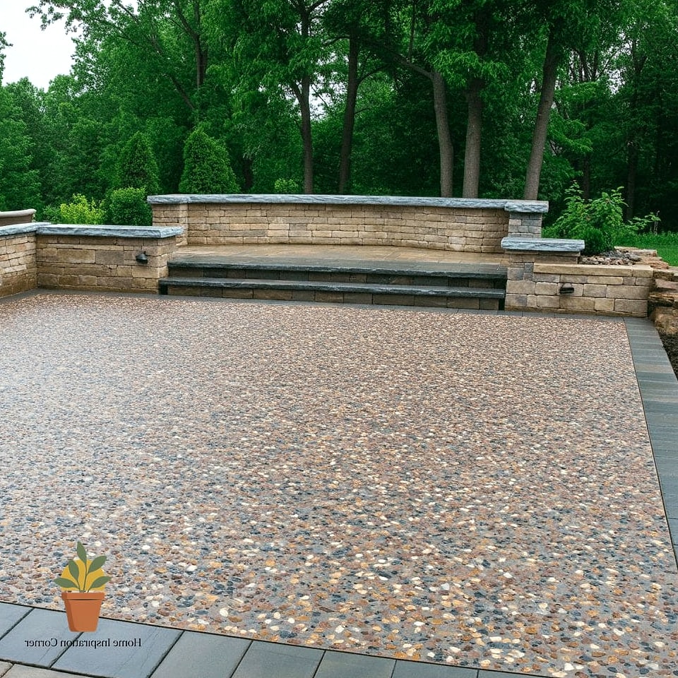 Exposed Aggregate for a Textured Look
