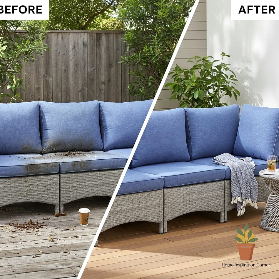 19 Terrace Decor Before and After Transformations to Inspire 20 Faded Cushions to Bold Pattern Mixing