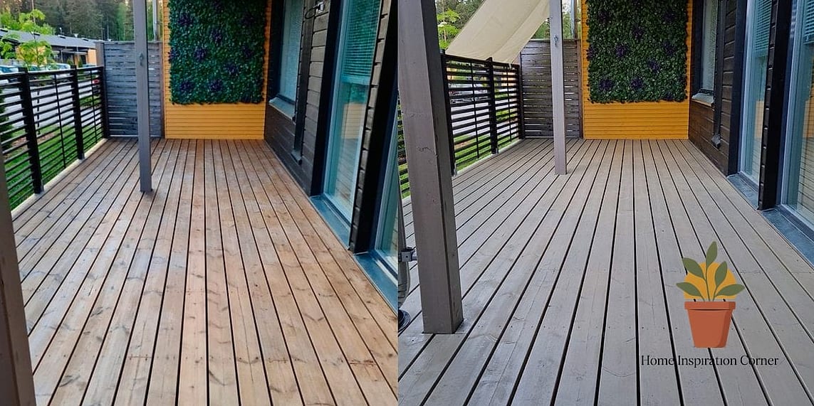 19 Terrace Decor Before and After Transformations to Inspire 8 Faded Railings to Fresh Painted Accent Color