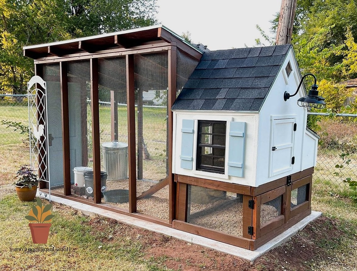 The Farmhouse-Style Coop with Cupola