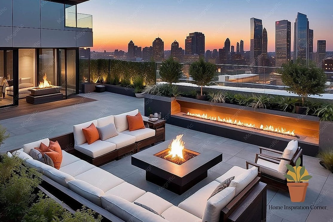 A Fire Pit for Cooler Evenings