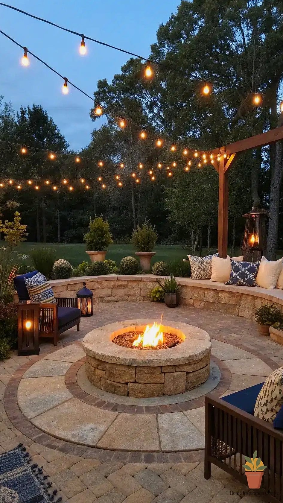 A Fire Pit as the Backyard Centerpiece