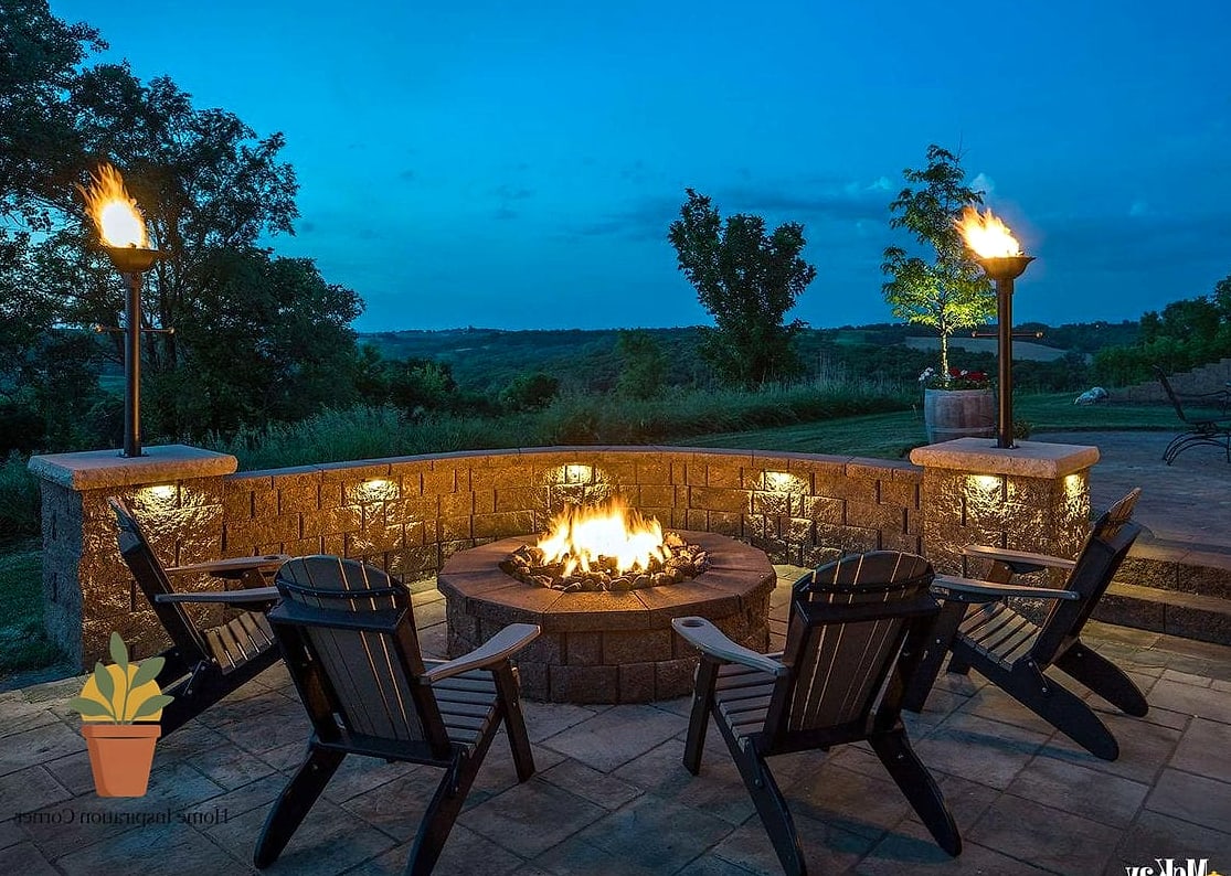 21 Outdoor Lighting Ideas Ideas to Upgrade Your Home This Weekend 7 A Fire Pit as a Light Source