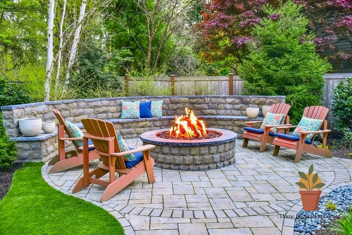A Fire Pit as the Centerpiece