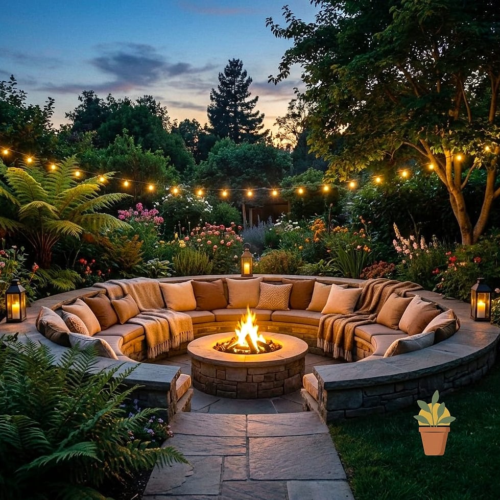 Fire Pit Seating Circles