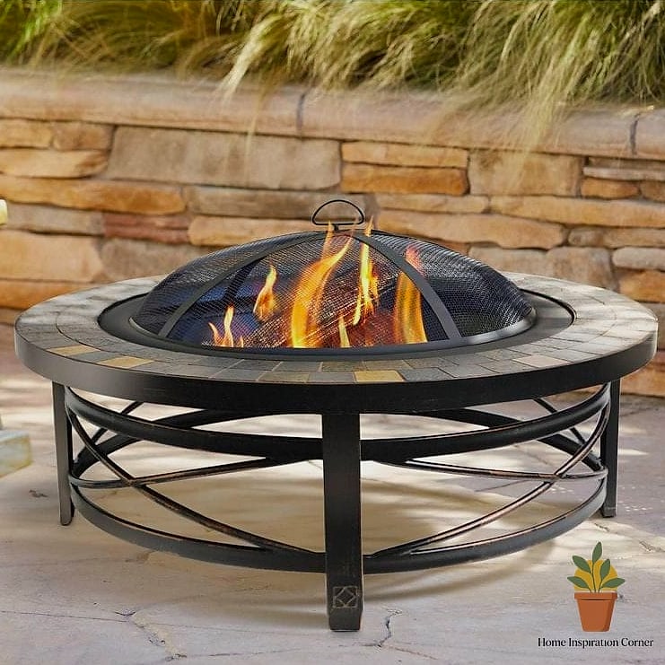 A Fire Pit as the Backyard's Anchor Point
