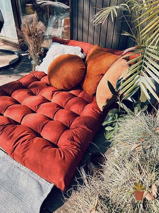 Floor Cushion Lounge Setup