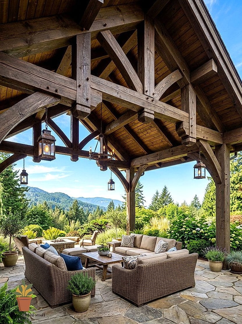 A-Frame Cabin-Inspired Roof