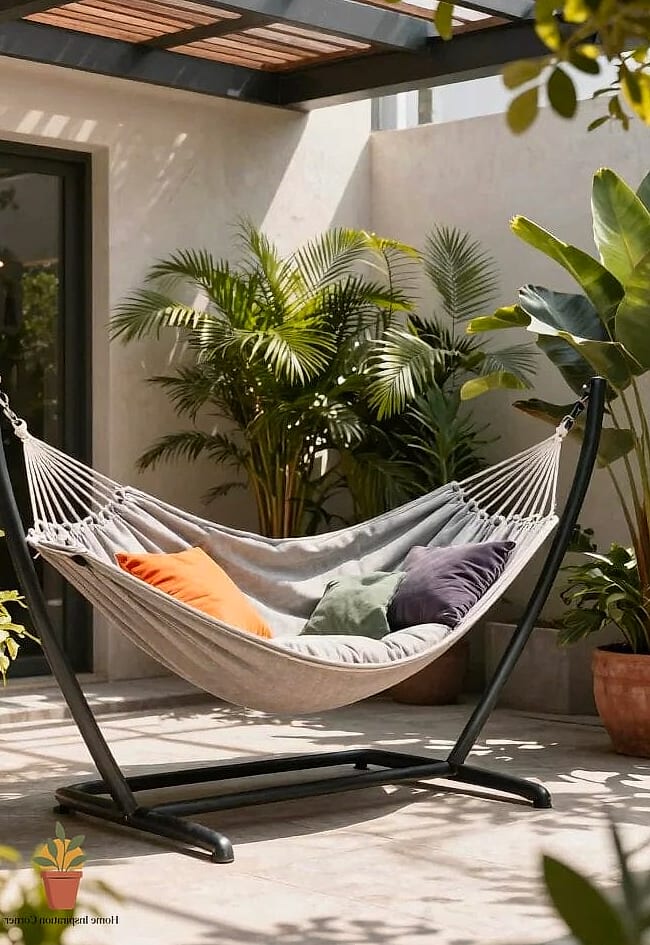22 Amacas Para Patio Photos That Will Inspire Your Next Project 3 Freestanding Hammock with a Wooden Stand