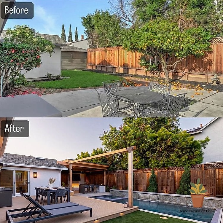 Full Yard Overhaul to Cohesive Outdoor Living Design