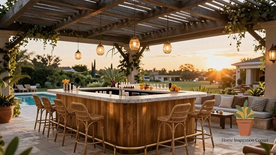 30 Backyard Bar Ideas Designs That Maximize Style and Function 31 Fully Covered Outdoor Bar Pavilion