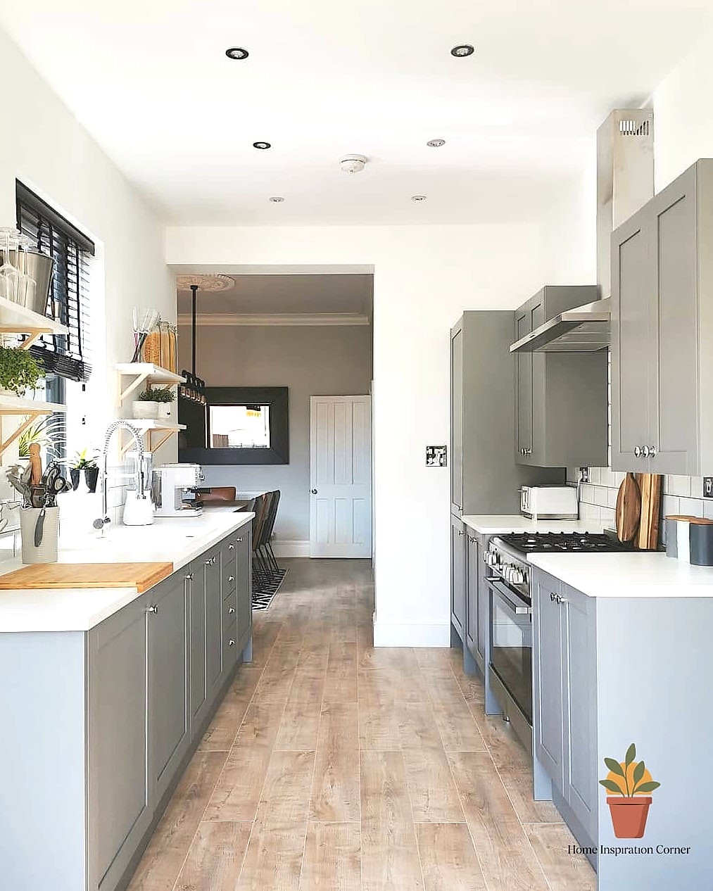 A Galley Kitchen That Uses Every Vertical Inch