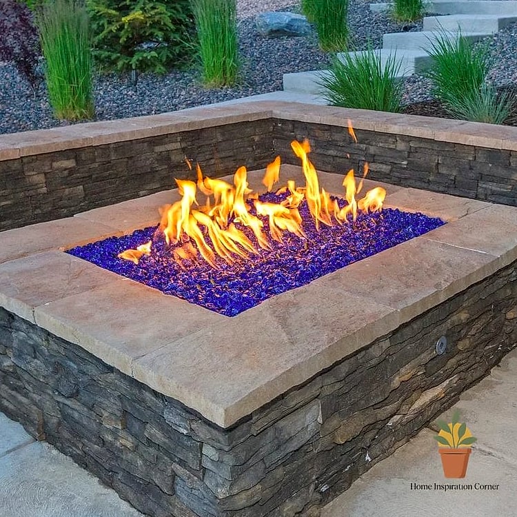 Glass Bead Fire Pit