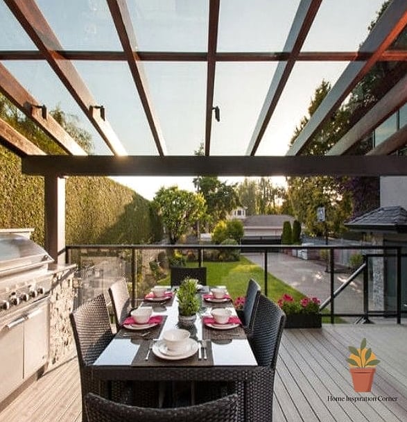 Glass Roof Terrace