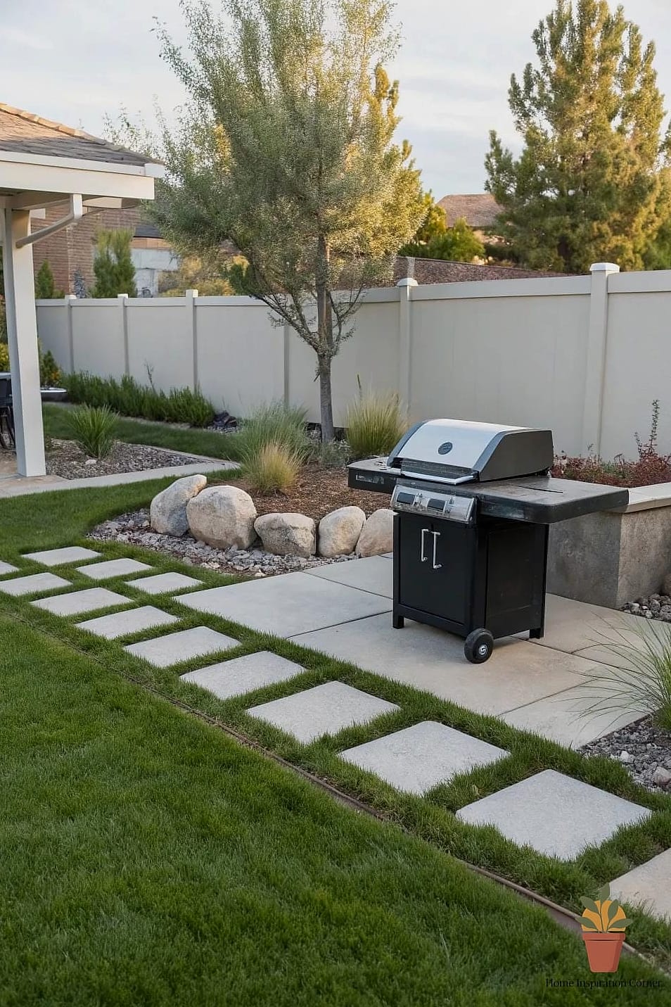 From Grass Patch to Gravel Grilling Zone