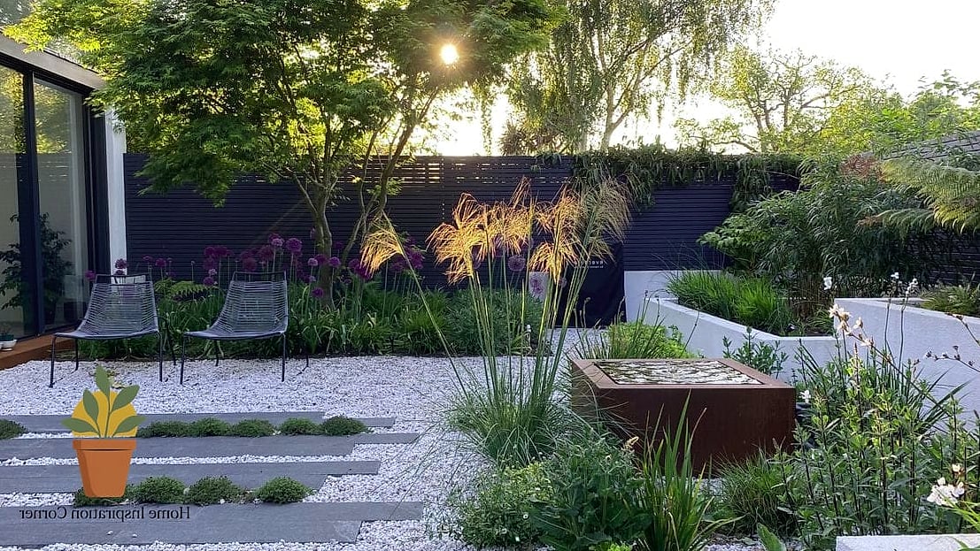Gravel Garden with Native Grasses