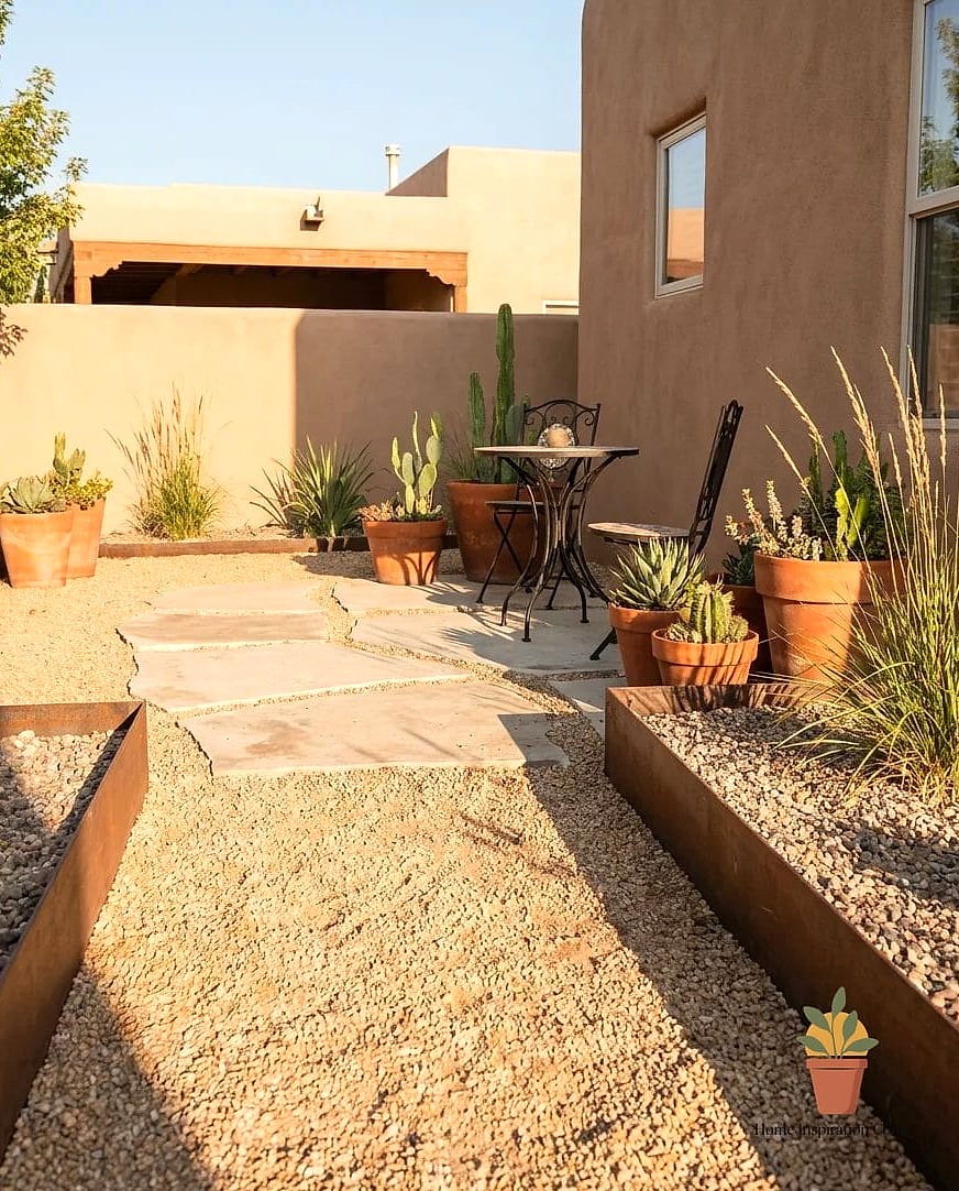 A Gravel or Paver Patio Instead of Full Concrete