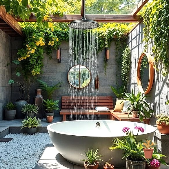 Greenery Walls for a Private, Lush Feel