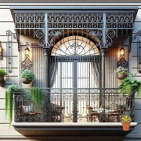 Grill Station with Pendant Lighting