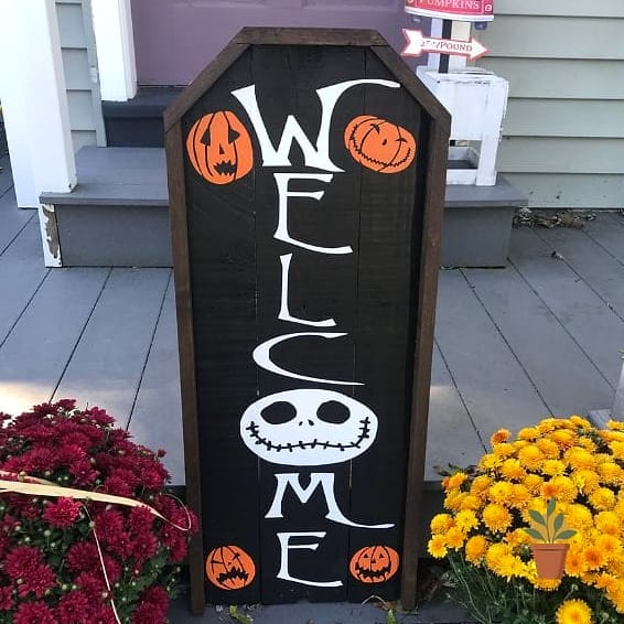 Halloween Welcome Sign Display