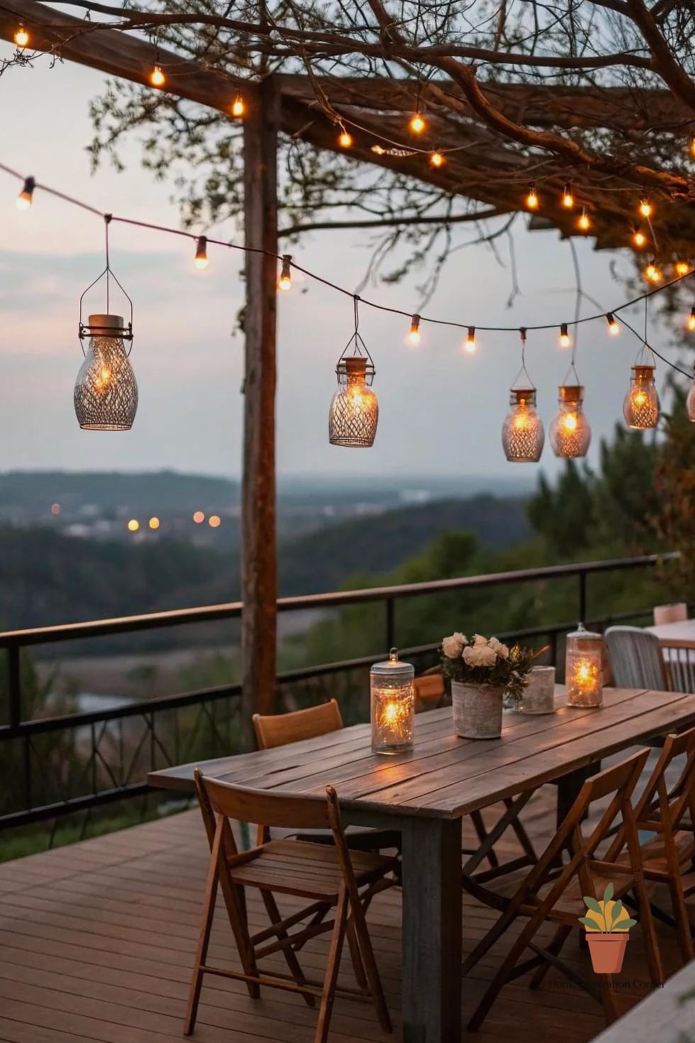 Hanging Mason Jar Lights