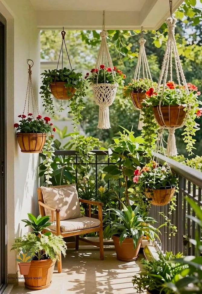 Hanging Planters to Use Overhead Space