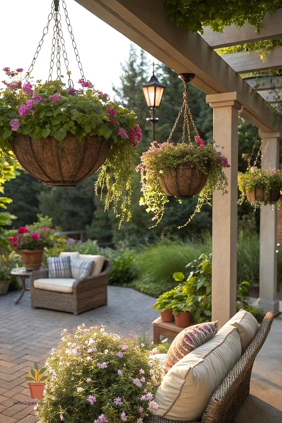 22 Patio Decor Ideas That Will Transform Your Space 12 Hanging Planters