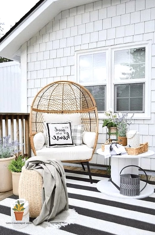 Hanging Rattan Chairs