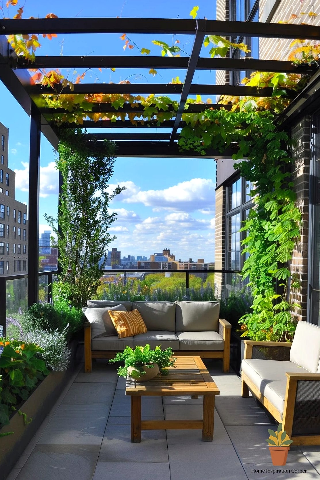 16 Patio Decorating Ideas Apartment Ideas That Are Both Stylish and Practical 6 Hang a Privacy Screen or Bamboo Panel