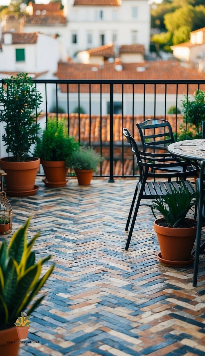 Herringbone Pattern Pavers