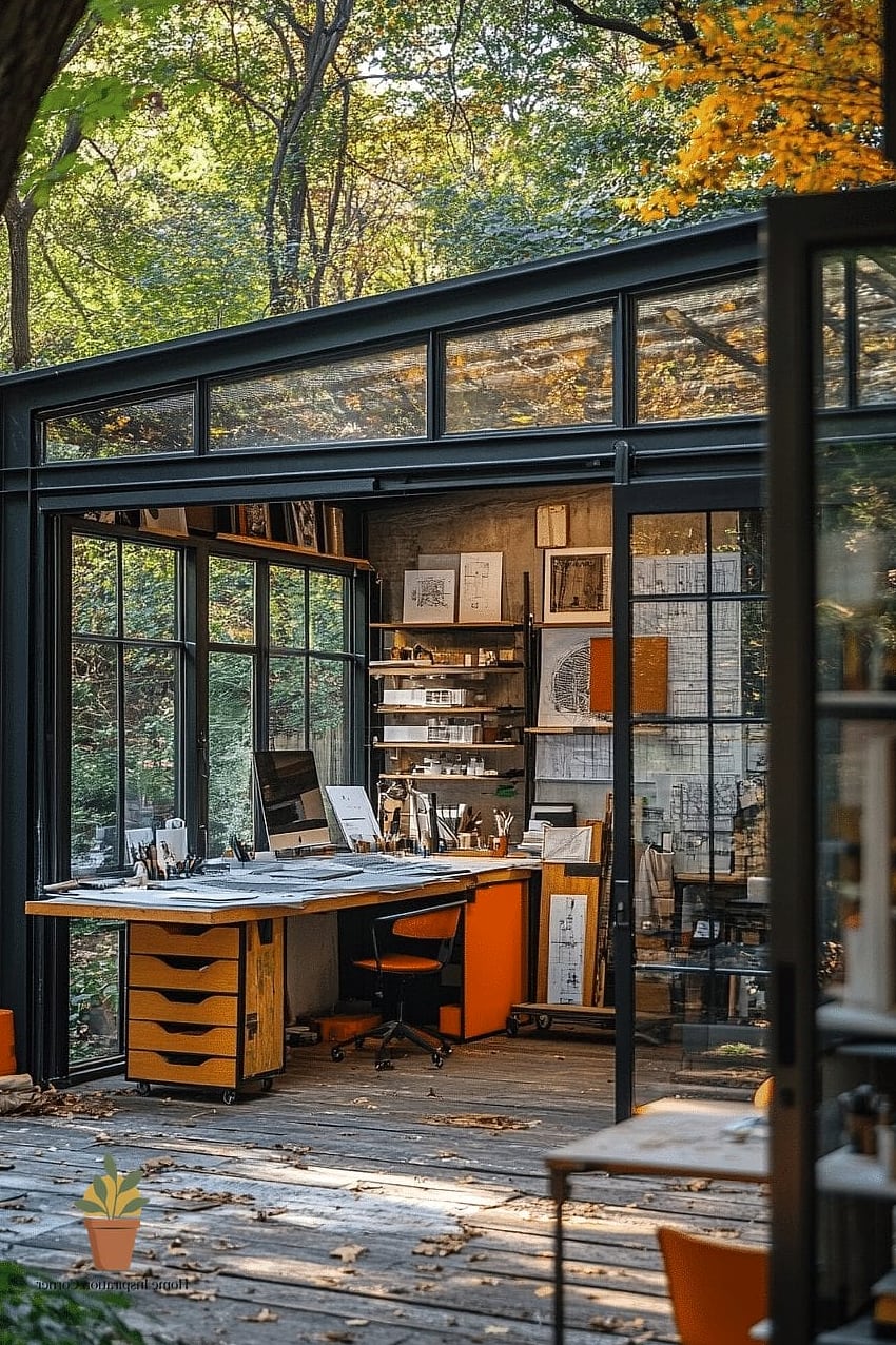The Industrial-Inspired Workshop Studio