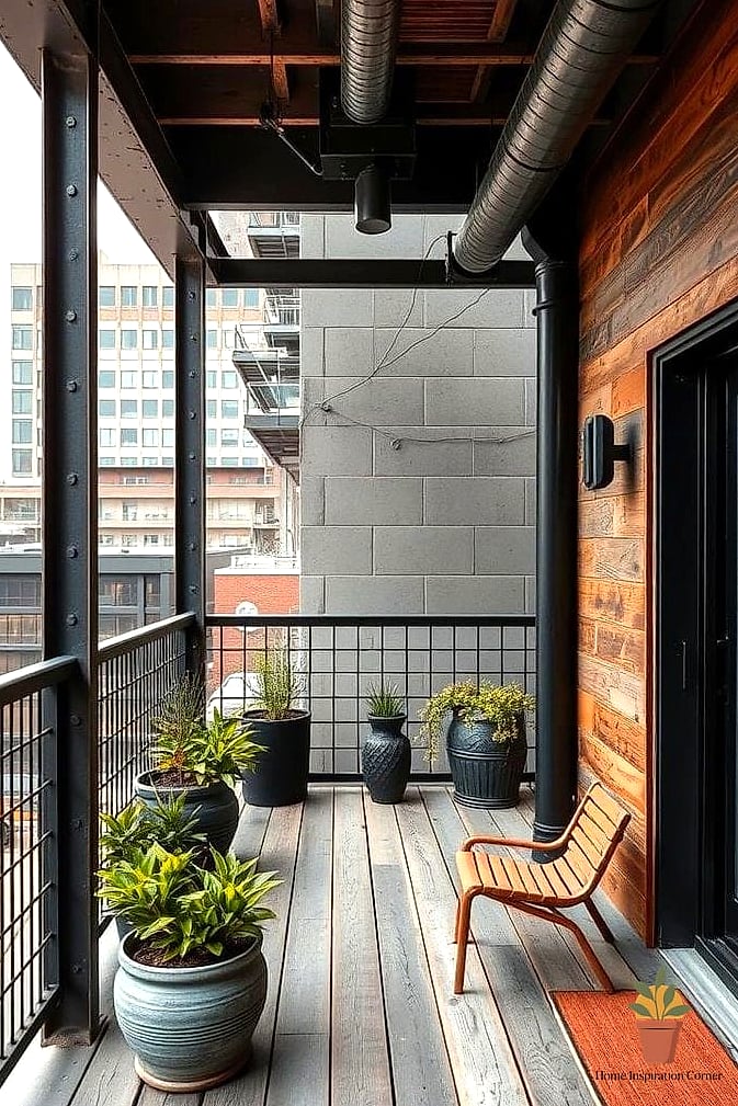 Industrial Metal and Wood Combo