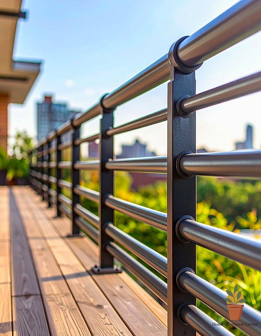15 Creative Patio Railing Ideas Ideas You Haven't Seen Before 15 Industrial Pipe Railing