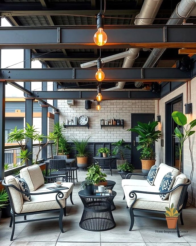 Industrial-Style Terrace