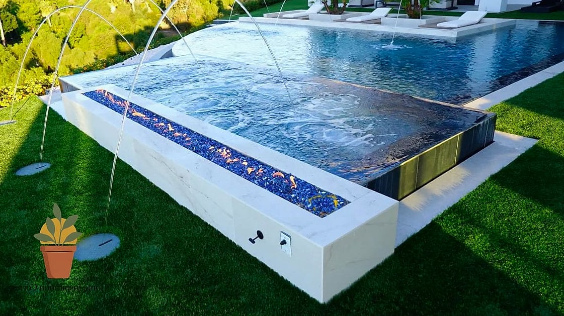 Infinity Edge Pools for Sloped Yards