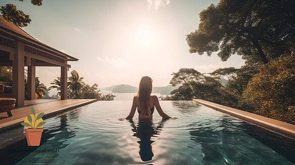 Infinity Pool or Poolside Setting
